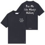 Croyez Kiss Me Like T-shirt Antraciet