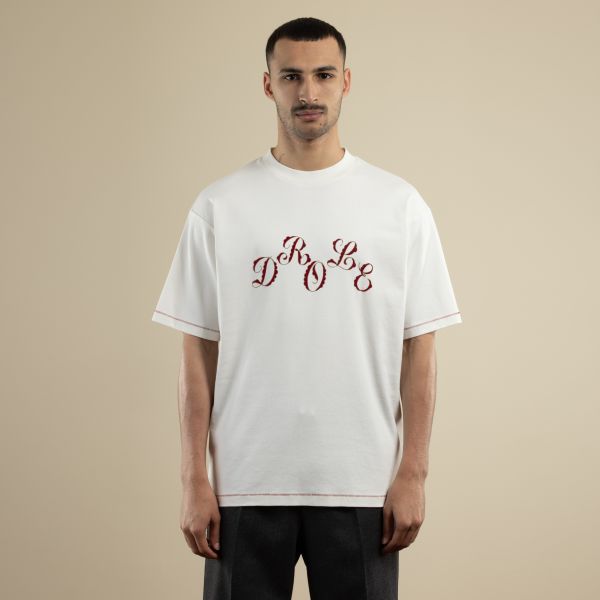 Drôle De Monsieur Drôle T-shirt Off White