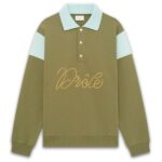Drôle De Monsieur Drôle Tresses Longsleeve Polo Groen