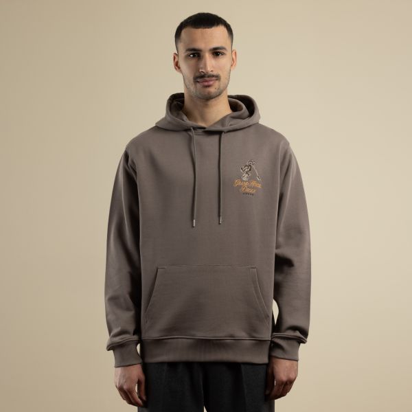 Drôle De Monsieur Grand Hôtel Hoodie Bruin