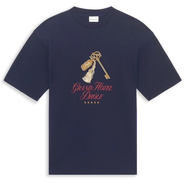 Drôle De Monsieur Grand Hôtel T-shirt Navy