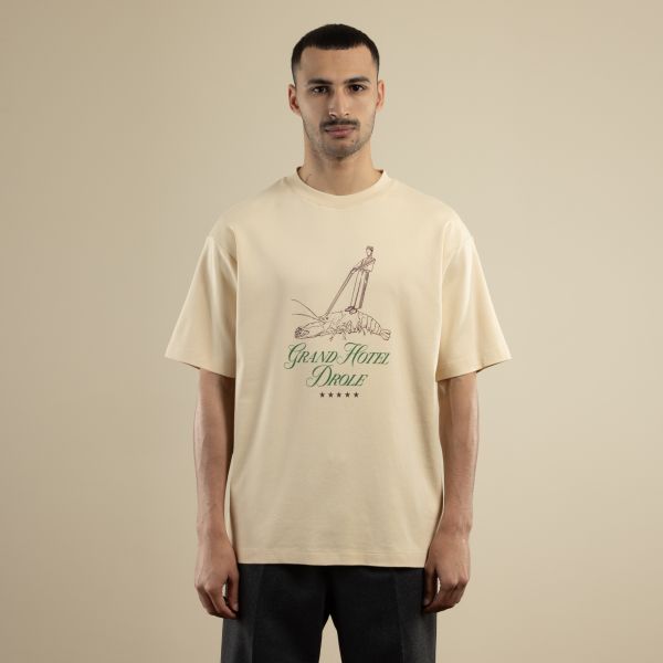 Drôle De Monsieur Homard T-shirt Beige