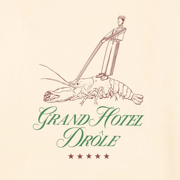 Drôle De Monsieur Homard T-shirt Beige