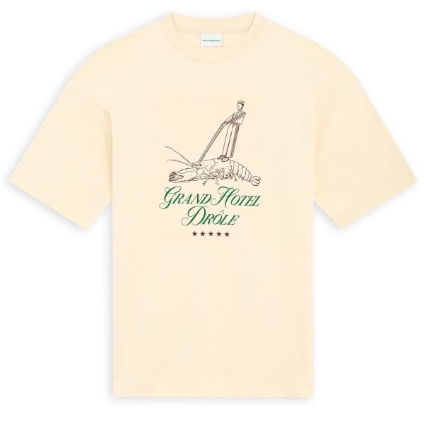 Drôle De Monsieur Homard T-shirt Beige