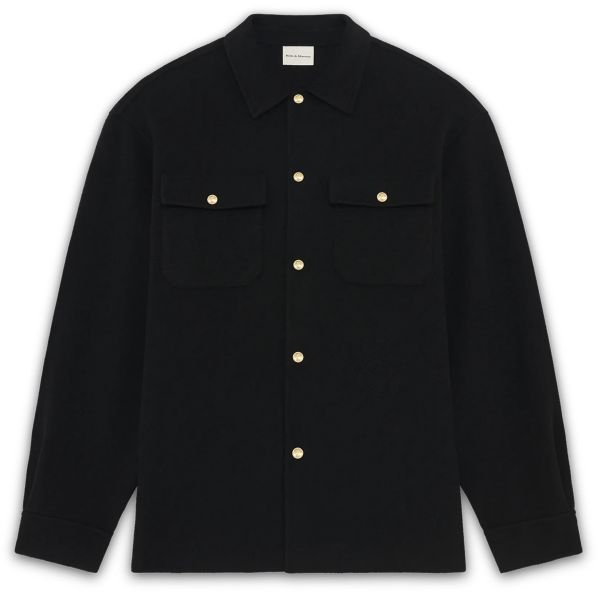 Drôle De Monsieur Laine Overshirt Zwart