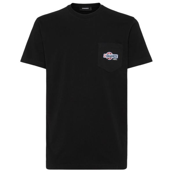 Dsquared2 Cool Fit Pocket T-shirt Zwart