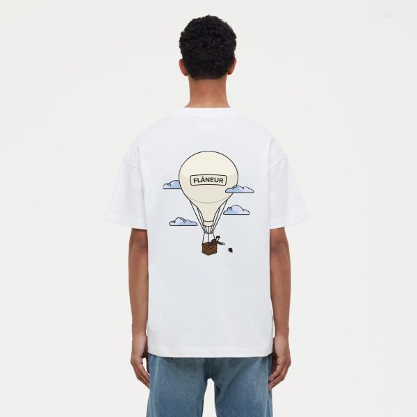 Flâneur Aéronautique T-shirt Wit