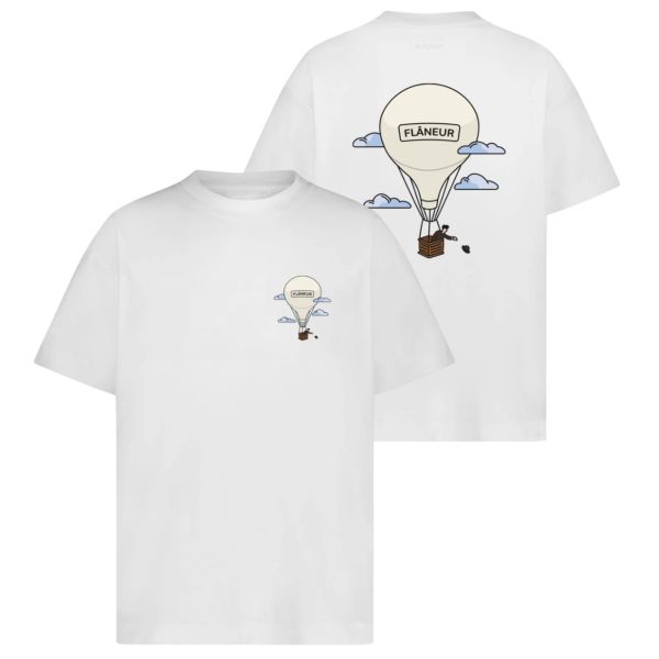 Flâneur Aéronautique T-shirt Wit