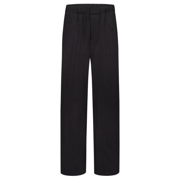 Flâneur Badge Formal Tech Broek Zwart