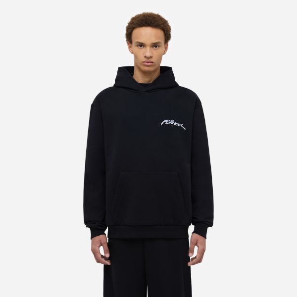 Flâneur Chrome Hoodie Zwart