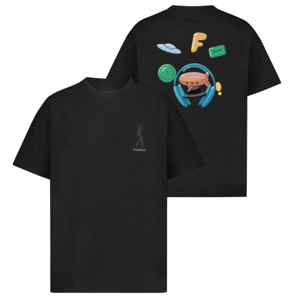 Flâneur Inflatables T-shirt Zwart