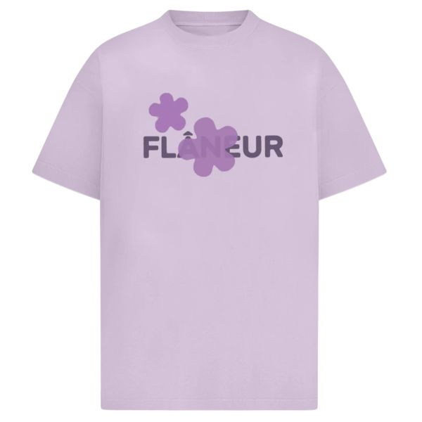 Flâneur Organic Flower T-shirt Paars