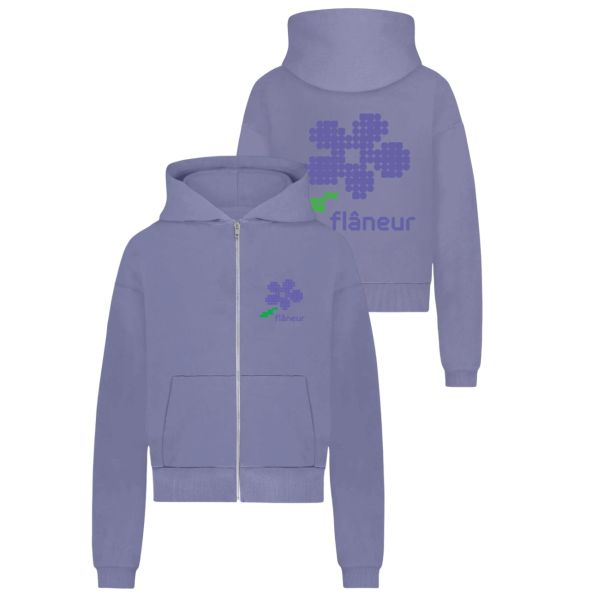 Flâneur Pixel Flower Vest Paars