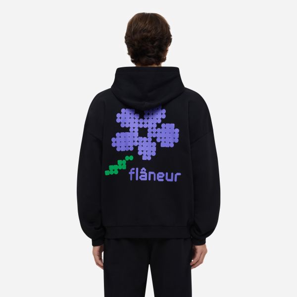 Flâneur Pixel Flower Vest Zwart