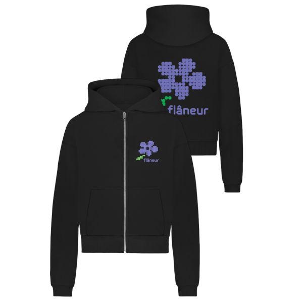 Flâneur Pixel Flower Vest Zwart