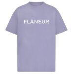 Flâneur Printed Logo T-shirt Paars