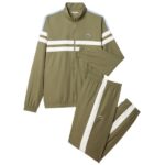 Lacoste Printed Trainingspak Donker Groen/Off White