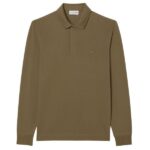 Lacoste Smart Paris Longsleeve Polo Donker Groen