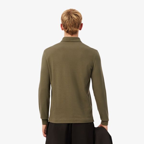 Lacoste Smart Paris Longsleeve Polo Donker Groen