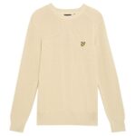 Lyle & Scott Engineered Rib Sweater Beige