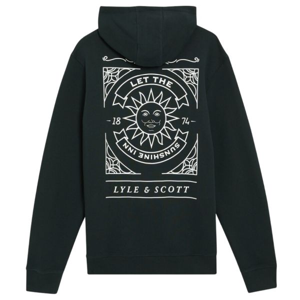 Lyle & Scott Sunshine Inn Graphic Hoodie Navy