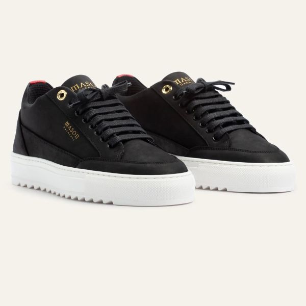 Mason Garments Tia Nabuk 1C Sneaker Zwart