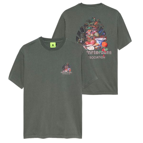 New Amsterdam Surf Association Buffet T-shirt Donker Groen