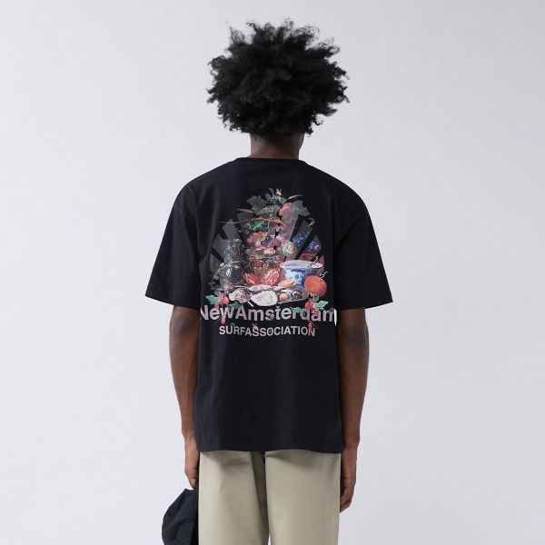 New Amsterdam Surf Association Buffet T-shirt Zwart