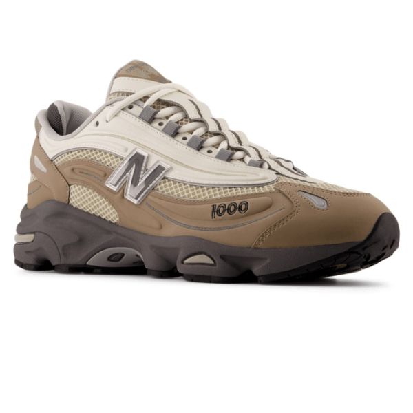 New Balance 1000 Sneaker Off White/Bruin
