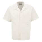 Olaf Fine Check Camp Overhemd Off White