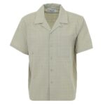 Olaf Fine Check Camp Overhemd Licht Groen