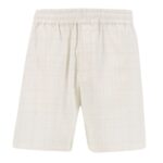 Olaf Fine Check Camp Korte Broek Off White