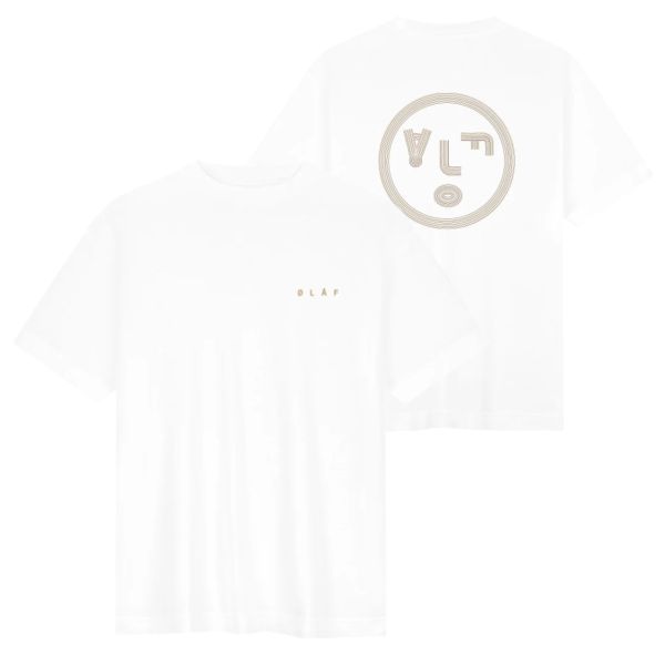 Olaf Lined Face T-shirt Wit