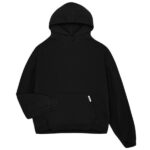 Represent Initial Boxy Hoodie Zwart