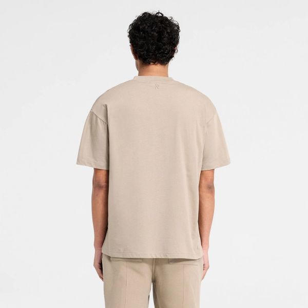 Represent Initial Oversized T-shirt Beige