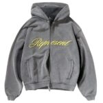 Represent Script Logo Vest Antraciet