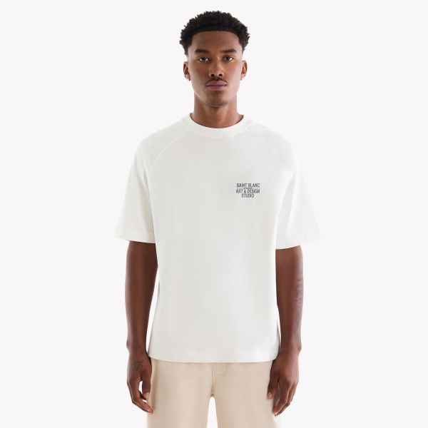 Saint Blanc Studio T-shirt Wit