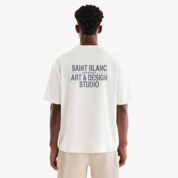 Saint Blanc Studio T-shirt Wit