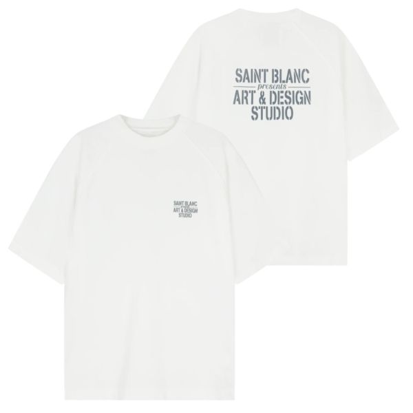 Saint Blanc Studio T-shirt Wit