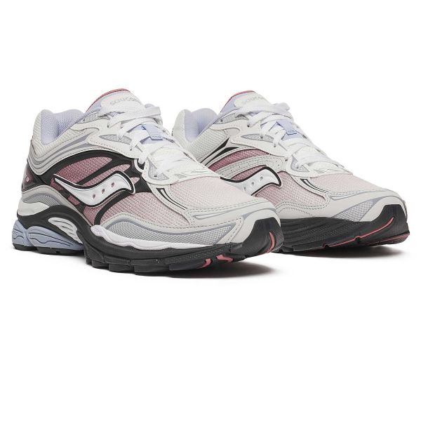 Saucony Progrid Omni 9 Fade Sneaker Off White/Rood