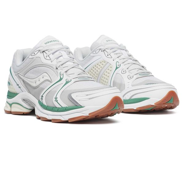 Saucony Progrid Triumph 4 Sneaker Off White/Groen