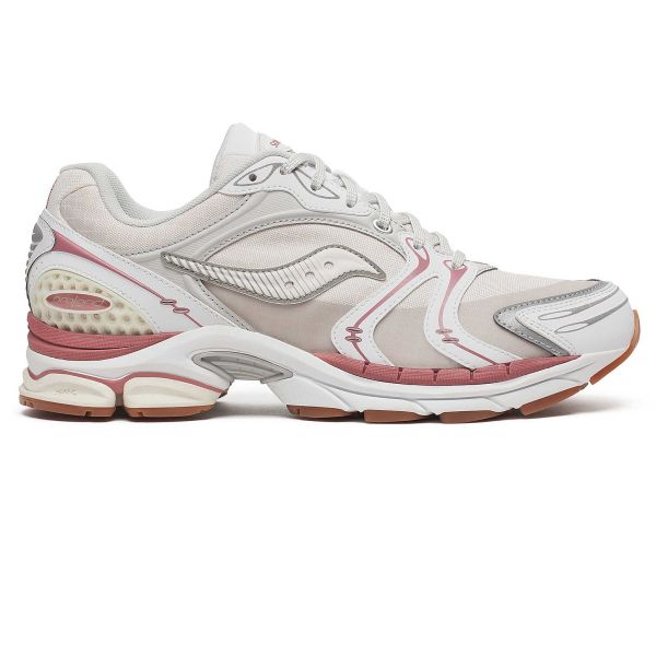 Saucony Progrid Triumph 4 Sneaker Off White/Rood