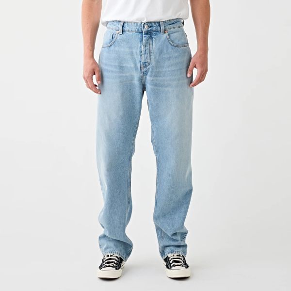 Tenue Luke Loose Straight Jeans Licht Blauw