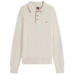 Tommy Jeans Slim Essential Polo Sweater Beige