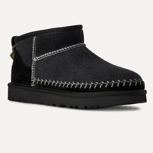 UGG Classic Ultra Mini Biarritz Laars Zwart