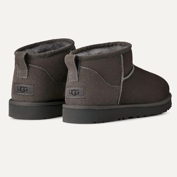 UGG Classic Ultra Mini Laars Antraciet