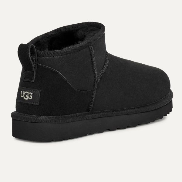 UGG Classic Ultra Mini Laars Zwart
