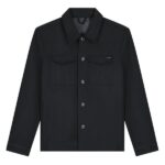 Malelions Men Wool Shacket | Black
