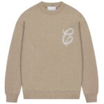 Croyez Fluffy Essence Knit Sweater Beige