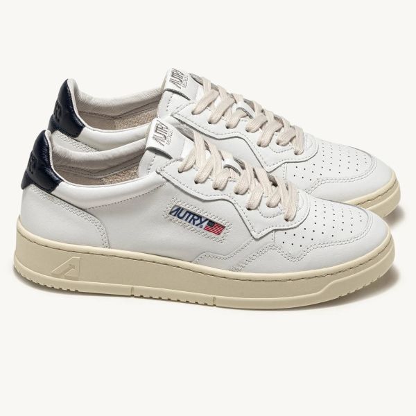 Autry Medalist Low Sneaker Wit/Navy